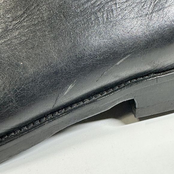 Hugo Boss Shoes Men’s Size 10 Vero Cuoio Oxford Black Leather Dress - Picture 14 of 16